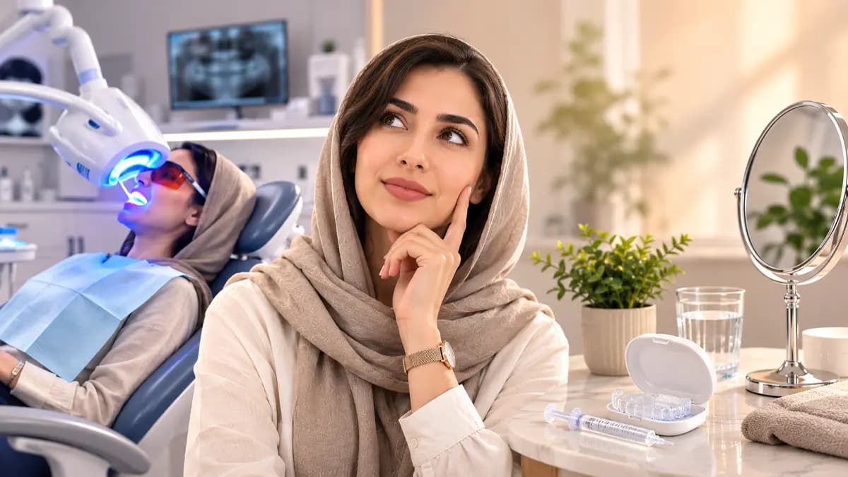 برای سفید کردن دندان، بلیچینگ مطبی بهتر است یا خانگی؟