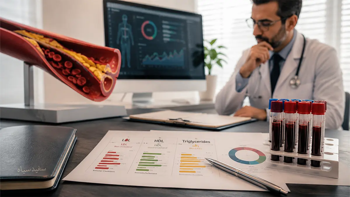 آزمایش چربی خون؛ راهنمای کامل تفسیر نتایج LDL، HDL و تریگلیسیرید