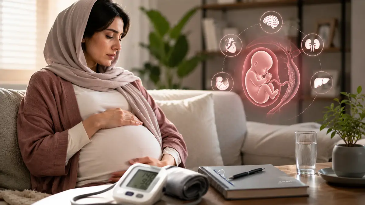 فشار خون بالا در بارداری چه خطراتی برای مادر و جنین دارد؟