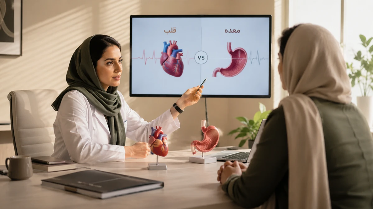 درد قفسه سینه از معده است یا قلب؟ راه تشخیص تفاوتها