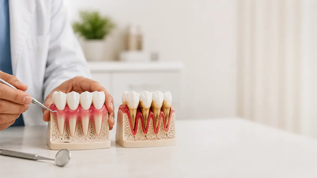 تفاوت ژنژیویت و پریودنتیت؛ التهاب ساده یا خطر جدی‌تر؟