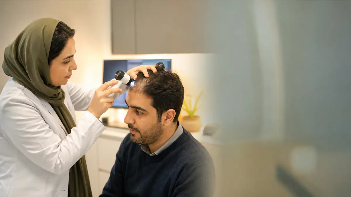 آزمایش ریزش مو