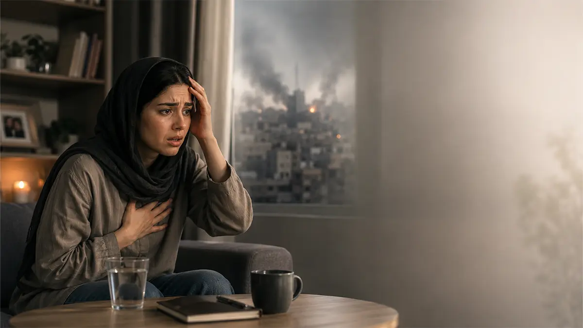 حمله پانیک در بحران جنگ چه علائمی دارد؟