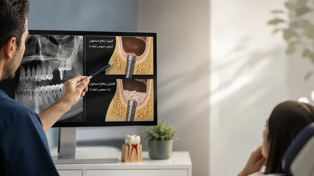 چه زمانی پیش از ایمپلنت به سینوس لیفت نیاز داریم؟