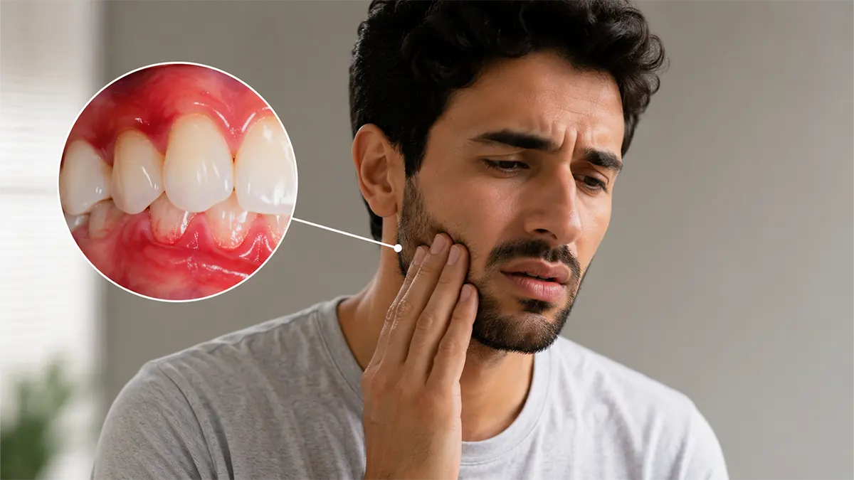 بیماری لثه چیست و چه نشانه هایی دارد؟
