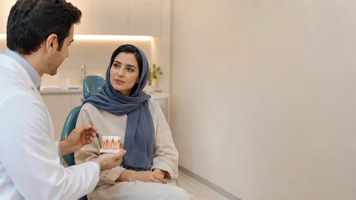 چه زمانی برای لثه باید به دندانپزشک مراجعه کرد؟