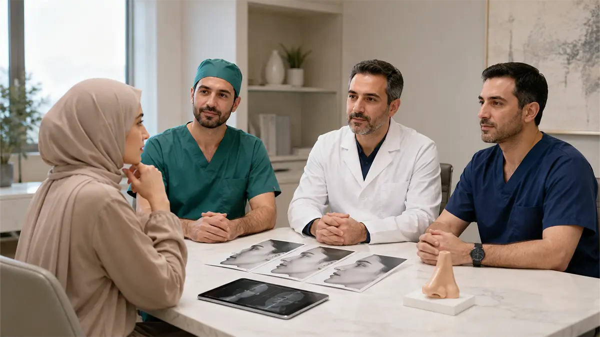 انتخاب جراح بینی