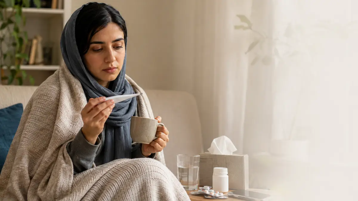 آنفولانزا گرفته ام؛ چه کار کنم و چه زمانی کمک بگیرم؟
