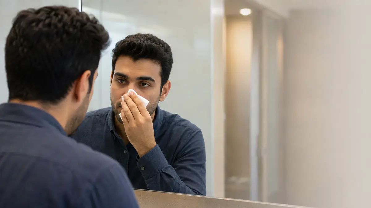 چربی بینی چه زمانی طبیعی است و چه زمانی نیاز به بررسی دارد؟