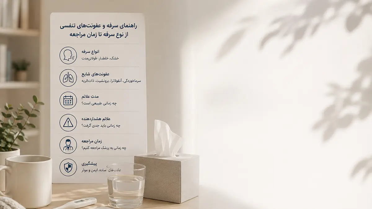 سرفه خلط دار چه نشانه ای است و چه زمانی باید آن را جدی گرفت؟